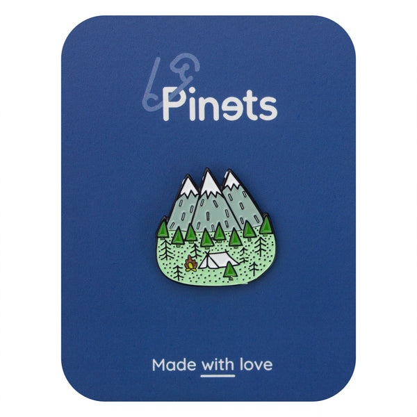 Mountain View Enamel Pin