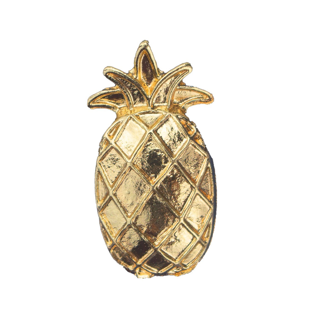 Pineapple Enamel Gold Fruit Pin