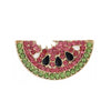 Watermelon Brooch with Zirconia