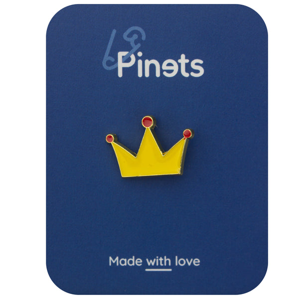 Crown Enamel Pin