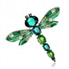 Green Dragonfly Brooch