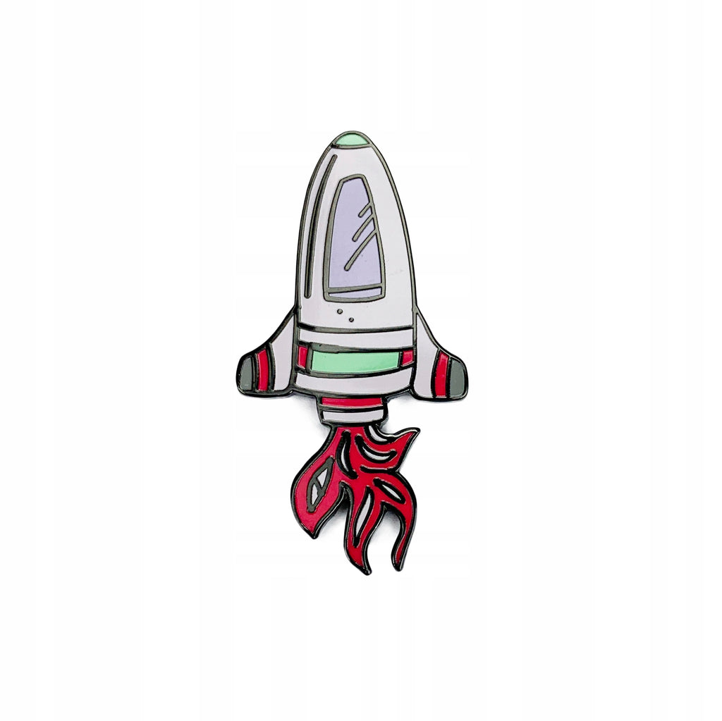 Space rocket - collector’s pin