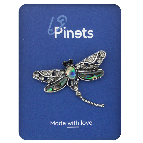 Nacre Dragonfly Brooch