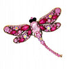 Pink Dragonfly Brooch