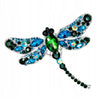 Green-Blue Dragonfly Brooch