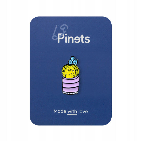 Cactus Mario enamel pin