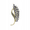 Wheat ear - 14K gilded brooch