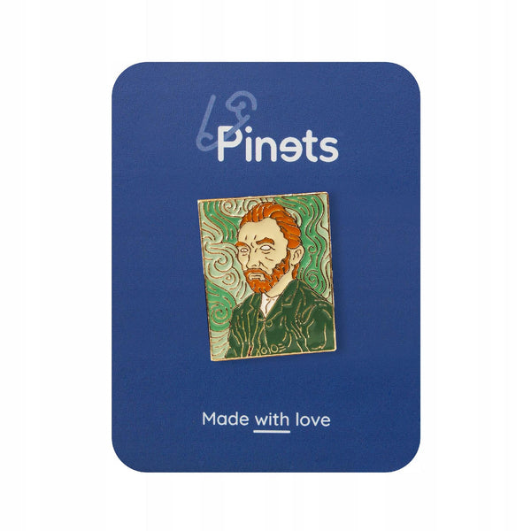 Self Portrait Vincent Van Gogh Enamel Pin