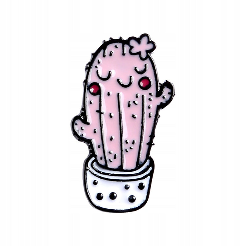 Cactus Marian enamel pin