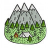 Mountain View Enamel Pin
