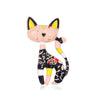 Kitten colorful brooch
