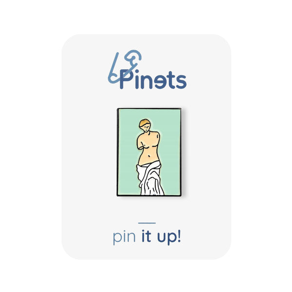 Famous Sculpture Enamel Pin