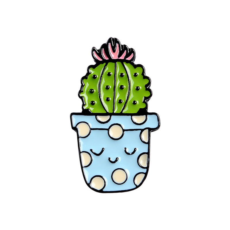 Cactus Eddie enamel pin