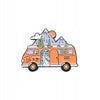 Let's Go motorhome enamel pin