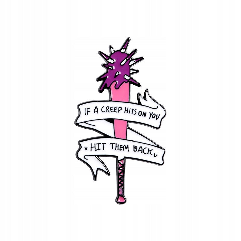 Club Bludgeon Girl Power Enamel Pin