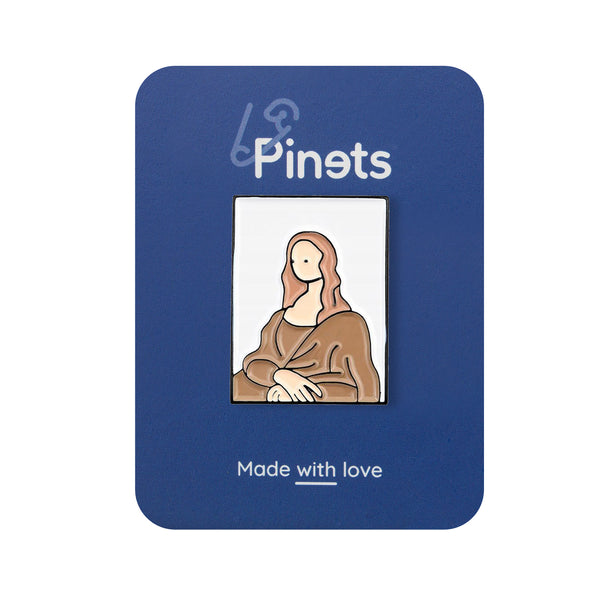 Mona Lisa Da Vinci Famous Painting Enamel Pin