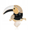 Golden Toucan Brooch