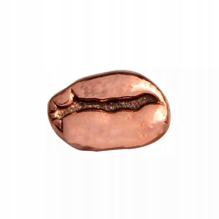 Coffee bean copper pin