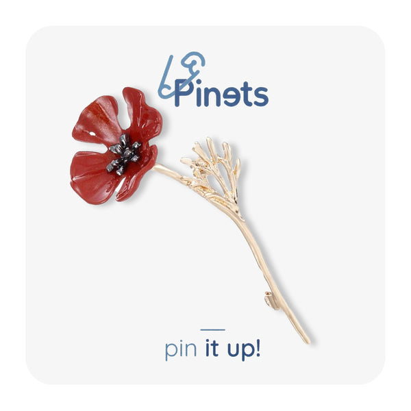 Poppy Brooch